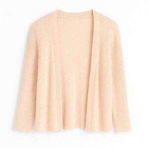 89th & Madison Open-Front Ribbed Cardigan – Size Medium (M)